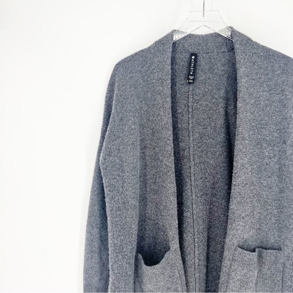 Athleta Spirit Cashmere Blend Cardigan XXS Grey - Picture 4 of 7